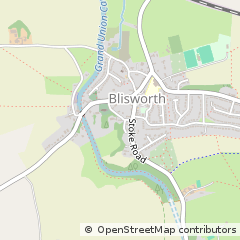 Map of Blisworth, Northants