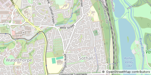 Map of Sheffield