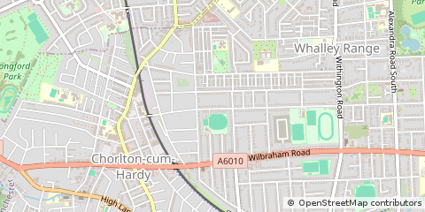 Map of Manchester