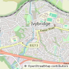Map of Ivybridge, Devon