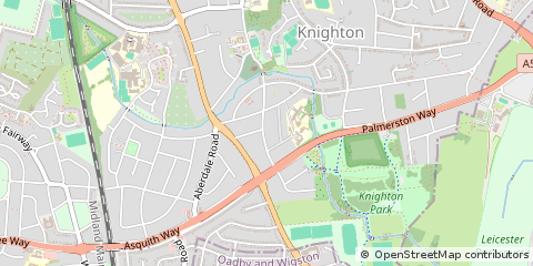 Map of Leicester