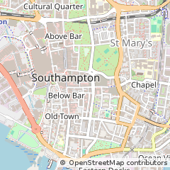 Map of Southampton