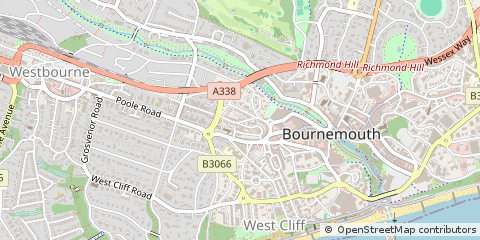 Map of Bournemouth