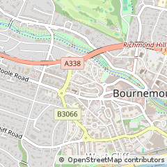 Map of Bournemouth