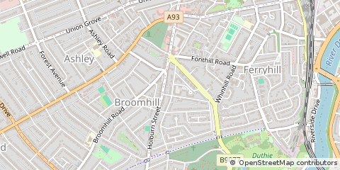 Map of Aberdeen