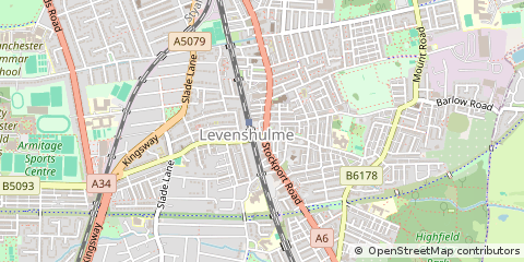 Map of Manchester
