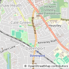 Map of Stockport, Cheshire