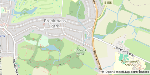 Map of Hatfield