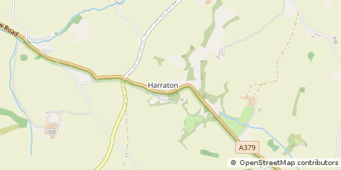Map of Modbury, Devon