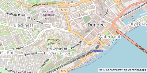 Map of Dundee