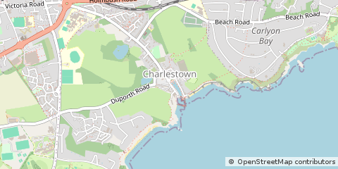 Map of ST. Austell, Cornwall