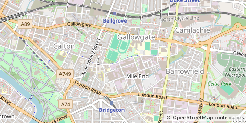 Map of Glasgow