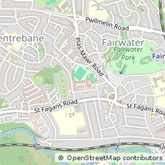Map of Cardiff, South Glamorgan
