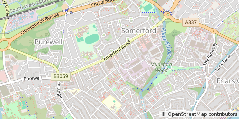 Map of Christchurch
