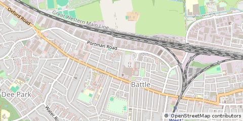 Map of Reading, Berkshire