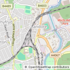 Map of Swansea