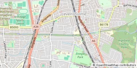 Map of Manchester