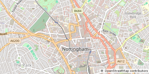 Map of Nottingham