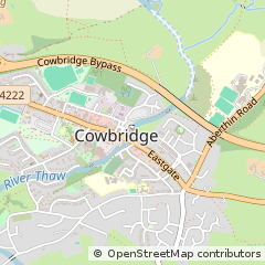 Map of Cowbridge, Vale of Glamorgan