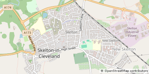 Map of Saltburn-by-the-SEA