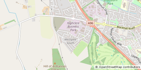 Map of Inverurie