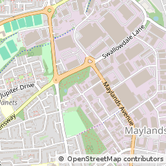 Map of Hemel Hempstead, Herts