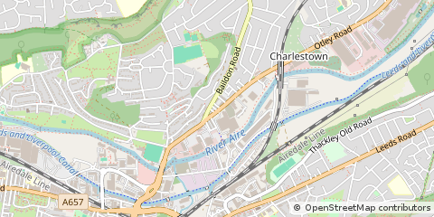 Map of Baildon, West Yorkshire
