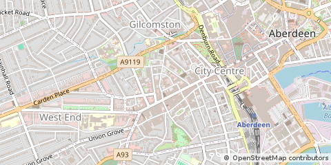 Map of Aberdeen