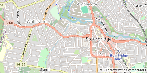 Map of Stourbridge