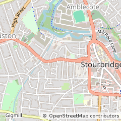Map of Stourbridge