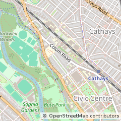 Map of Cardiff