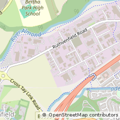 Map of Perth, Perthshire