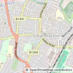 Map of Clacton-on-SEA