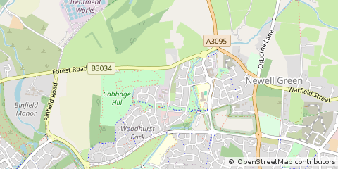 Map of Bracknell