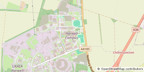 Map of Didcot, Oxfordshire