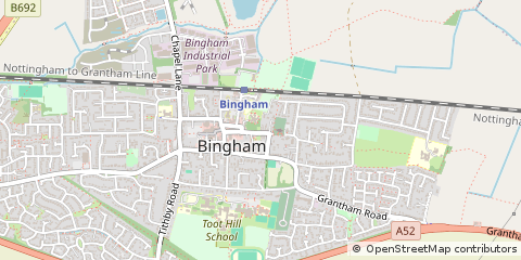 Map of Nottingham