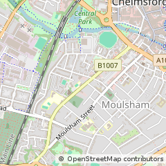 Map of Chelmsford, Essex