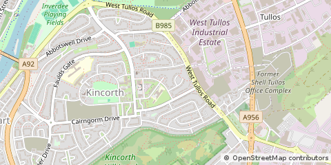 Map of Aberdeen