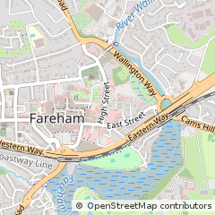 Map of Fareham, Hampshire