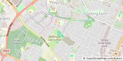 Map of Leicester