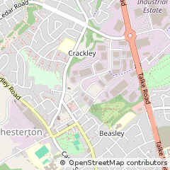 Map of Newcastle Under Lyme, Staffordshire