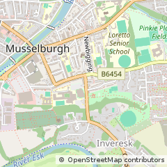 Map of Musselburgh, East Lothian