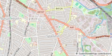 Map of Birmingham