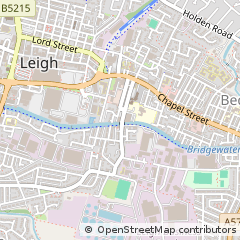 Map of Leigh