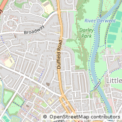 Map of Derby, Derbyshire