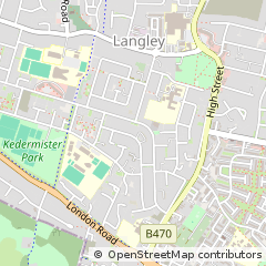 Map of Slough, Berkshire