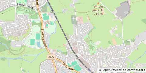 Map of Leeds, West Yorkshire