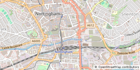 Map of Nottingham