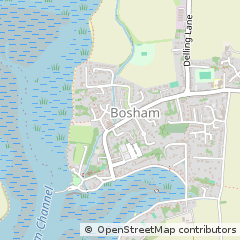 Map of Bosham, Chichester West Sussex