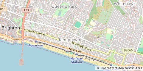 Map of Brighton, East Sussex